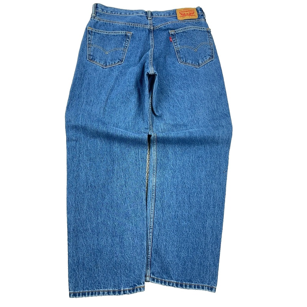 Levis 550 Jeans Men 36x32 Relaxed Fit Straight Leg Med Wash Pants Baggy‎ Work